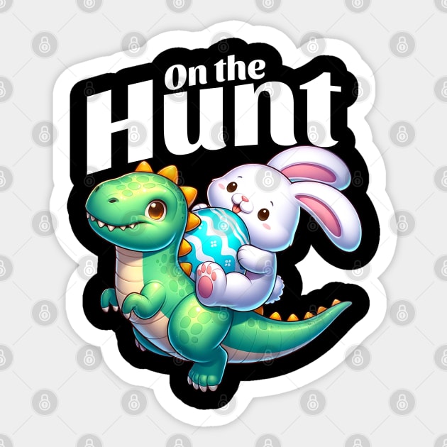 On the Hunt Easter Bunny Sticker by Bellinna